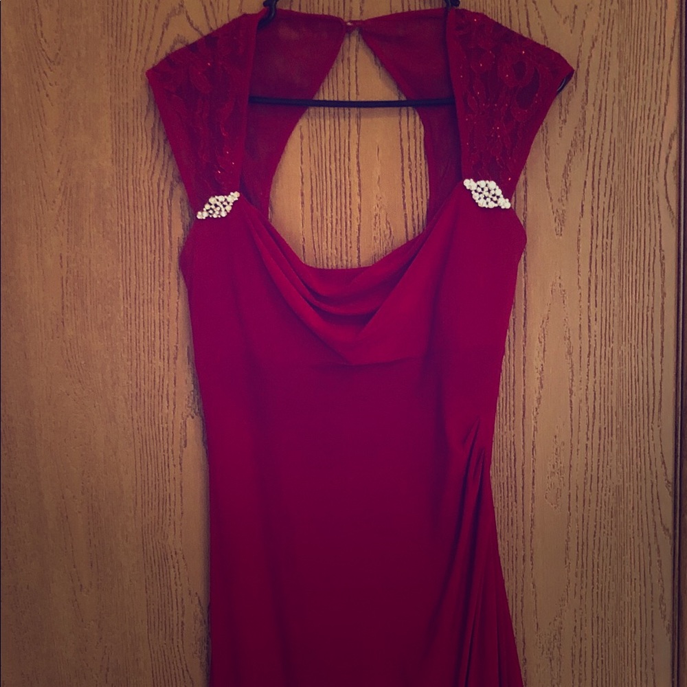 Red Evening Gown